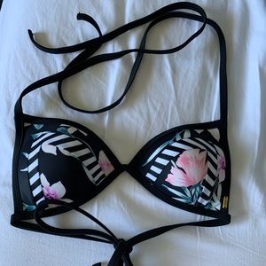 Victoria Secret PINK Floral Triangle Bikini Top